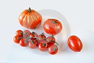 4 kinds of tomatoes photo