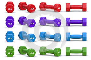 4 Lb Dumbbell Set