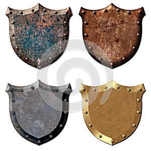 4 Metal Shields