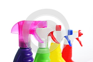 4 nozzles of detergents photo