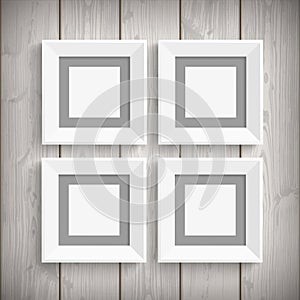 4 Picture Frames Wood