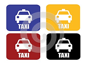 4 taxi sign