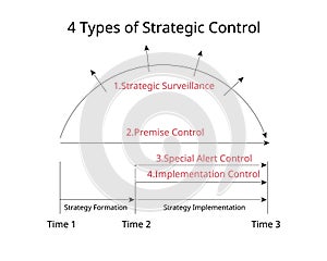 4 types of Strategic Control for Strategic Surveillance, premise control, special alert, implementation Control