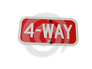 4-Way Sign