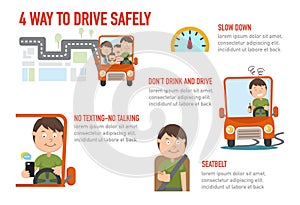 4 way to drive safely