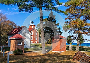 40 Mile Point Lighthouse on Lake Huron