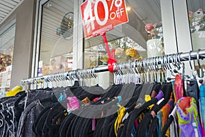 40% off rack of womens clothes