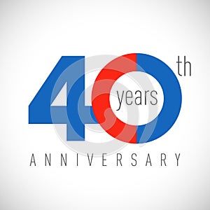 40 years anniversary logo