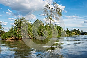 4000 Islands zone in Nakasong over the Mekong river in Laos