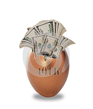 401k Golden Nest Egg photo