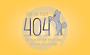 404 error page not found cartoon design