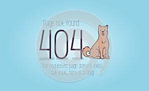 404 error page not found cartoon design