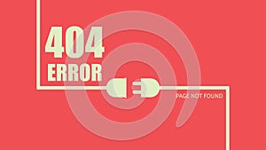 404 error page not found, lost, sorry, network, erro concept, vector illustration design