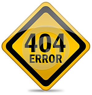 404 error sign