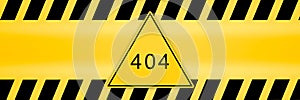 404 Not found error sign caution lines  backgrounds