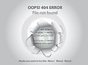 404 Page not found