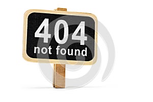 404 sign