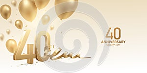 40th Anniversary Celebration Background