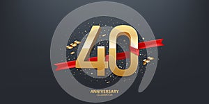 40th Year Anniversary Background