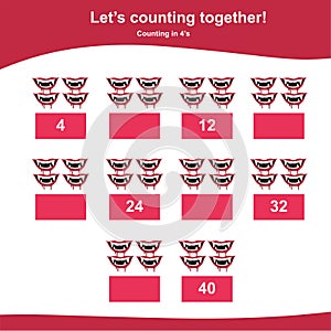41 Counting in 4\'s