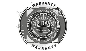 42 days warranty design vintage,best stamp collection