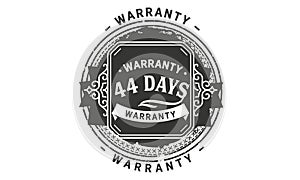 44 days warranty design vintage,best stamp collection