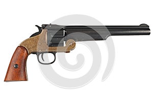 .44 smith and wesson single action revolver gun
