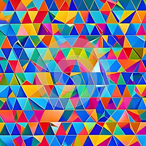 456 Geometric Diamond Grid: A modern and geometric background featuring a grid of geometric diamonds in vibrant and harmonious c