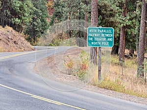 45th Parallel in eastern Oregon