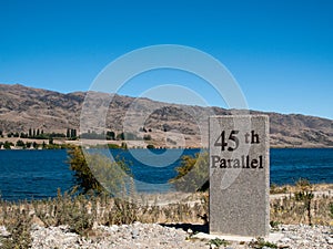 45th parallel in New Zealand