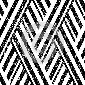 467 Seamless pattern with oblique black and white bands, modern stylish image.