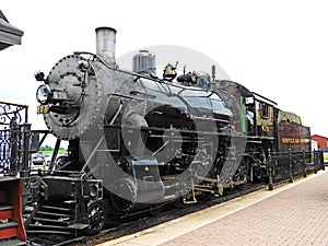 475 engine locomotive steamtrain at historic Strasburg Railroad