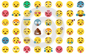 48 Cute Emoticon Pack Collection