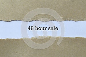 48 hour sale on paper