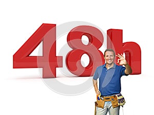 48 hours handyman service