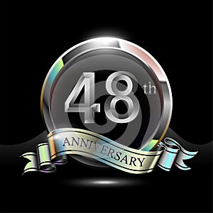 48th silver anniversary logo