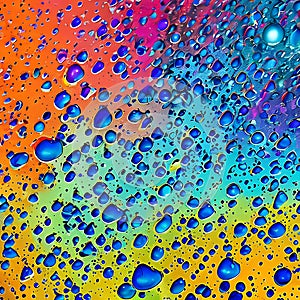 493 Abstract Ink Drops: A vibrant and dynamic background featuring abstract ink drops in bold and energetic colors that create a