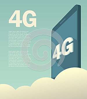 4G high speed mobile data technology for