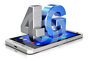 4G LTE wireless technology concept