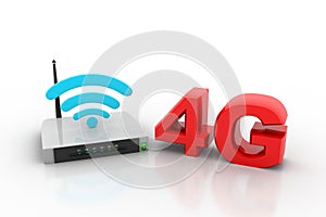 4G and wireless router