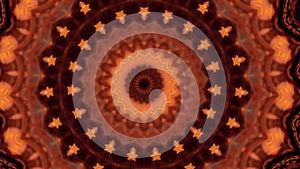 4K abstract background. Dynamic moving fantasy loop. Kaleidoscope.