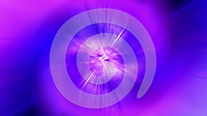 4K Abstract seamless loop blue purple gradient light twisted with flare light and streak effect background for your event, VJ, con