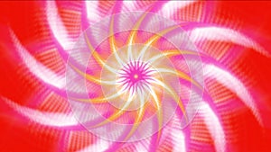 4k Abstract whirl gear flower pattern background,light space,windmill energy.