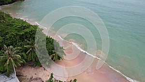 4K Aerial Footage of Aonang Beach in Ao Nang, Krabi