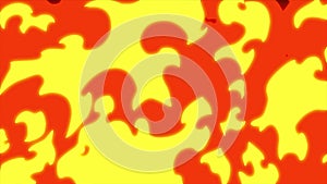4k cartoon fire transition elements pack. Flash fire and smoke transition with alpha channel.