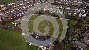4k drone footage of the Goldstar Ground in Felixstowe, Suffolk