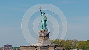 4k hyperlapse video of Statue of Liberty in New York4k hyperlapse video of Statue of Liberty in New York