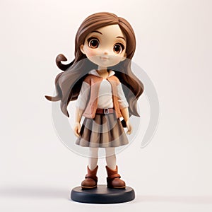 4k Kbs Omega Tokyo Anime Figure - Detailed Craftsmanship And Schoolgirl Lifestyle