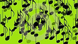 4k Music Notes background,symbol melody melody sound,romantic artistic symphony.