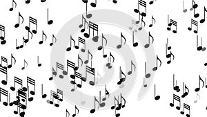 4k Music Notes background,symbol melody melody sound,romantic artistic symphony.